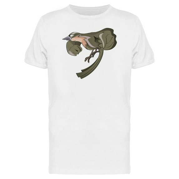 Cool Bird With Hands Cartoon T-Shirt Men -Image by Shutterstock, Male Large