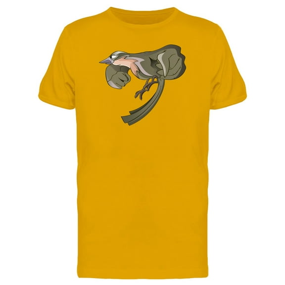 Cool Bird With Hands Cartoon T-Shirt Men -Image by Shutterstock, Male Large