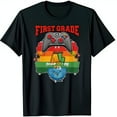 thumbnail image 1 of Cool Black T-Shirt for Fun Controller & 'First Grade' Graphic, 1 of 5
