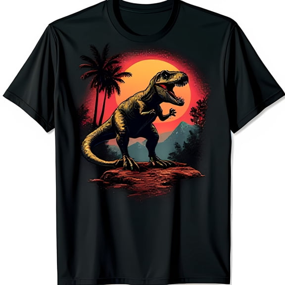 Cool Black T-Shirt with Eye Catching Graphic for Casual Wear