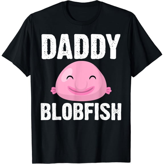 Cool Blobfish Design For Men Dad Fishermen Fish Sea Animal T-Shirt
