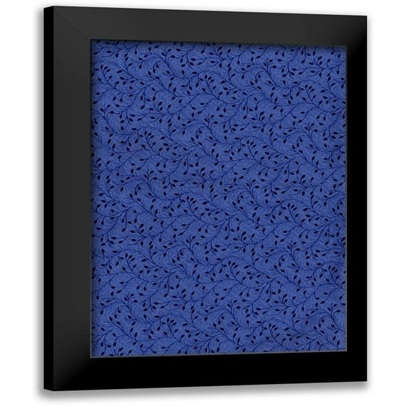 Cool Blue 10 14x18 Black Modern Framed Museum Art Print Titled - Art Licensing Studio