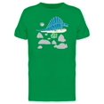 thumbnail image 1 of Cool Blue Dinosaur Doodle Tee Men's -Image by Shutterstock, 1 of 2