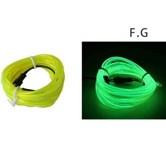 Cool Blue Interior Car LED Decor Atmosphere Strip Wire Light Lamps Accessory 12V