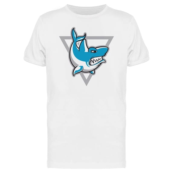 Cool Blue Shark Tee Men's -Image by Shutterstock
