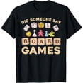thumbnail image 1 of Cool Board Games For Men Women Game Nerd Gamer Chess Lovers T-Shirt, 1 of 4