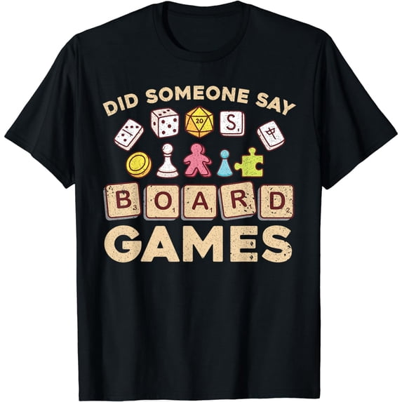 Cool Board Games For Men Women Game Nerd Gamer Chess Lovers T-Shirt
