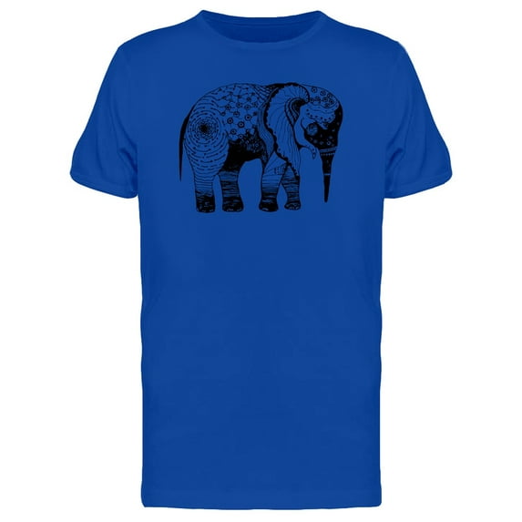 Cool Boho Elephant Sketch Tee Men's -Image by Shutterstock