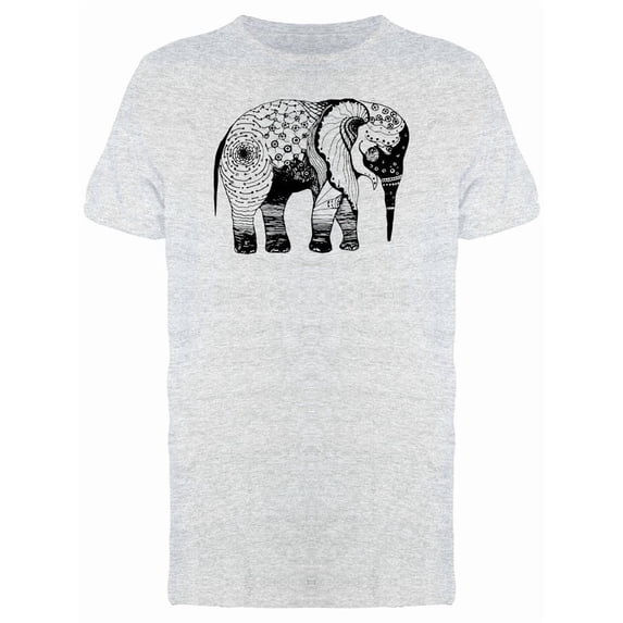 Cool Boho Elephant Sketch Tee Men's -Image by Shutterstock