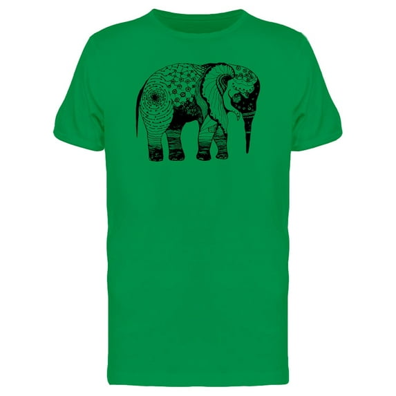 Cool Boho Elephant Sketch Tee Men's -Image by Shutterstock