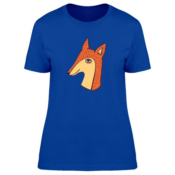 Cool Boho Fox Doodle Tee Women's -Image by Shutterstock