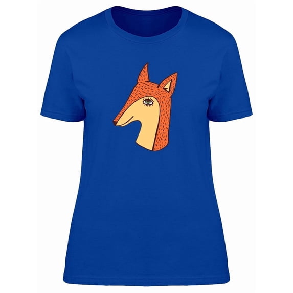 Cool Boho Fox Doodle Tee Women's -Image by Shutterstock