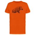 thumbnail image 1 of Cool Boho Hippo Sketch Tee Men's -Image by Shutterstock, 1 of 1