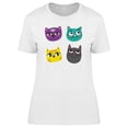 thumbnail image 1 of Cool Boho Kitten Doodles Tee Women's -Image by Shutterstock, 1 of 2