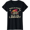 thumbnail image 1 of Cool Book Design For Men Women Book Reading Bookworm Lovers T-Shirt, 1 of 3