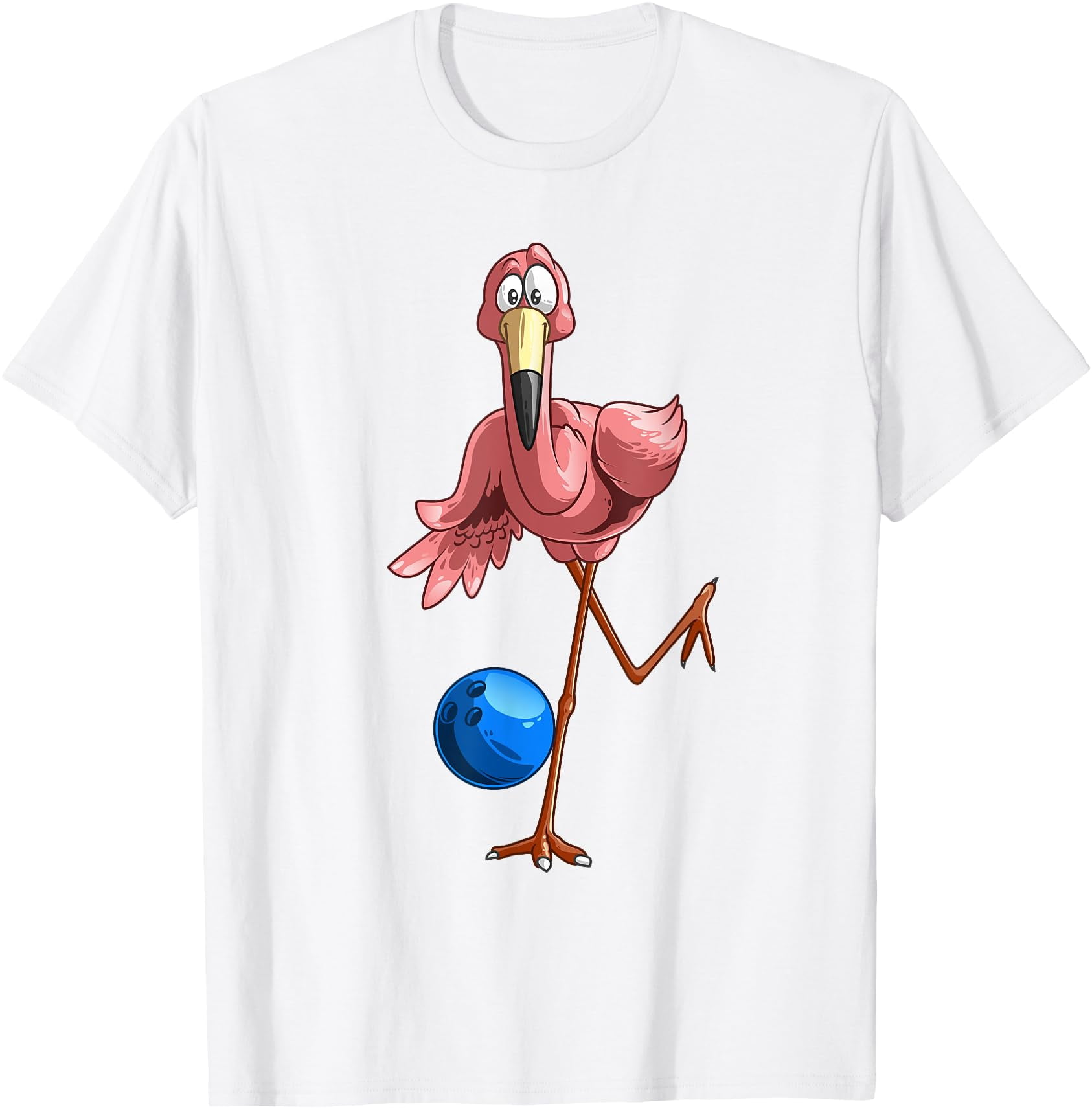 Cool Bowling Flamingo Funny Shorebirds Lover Player Gift T-Shirt,Irish ...