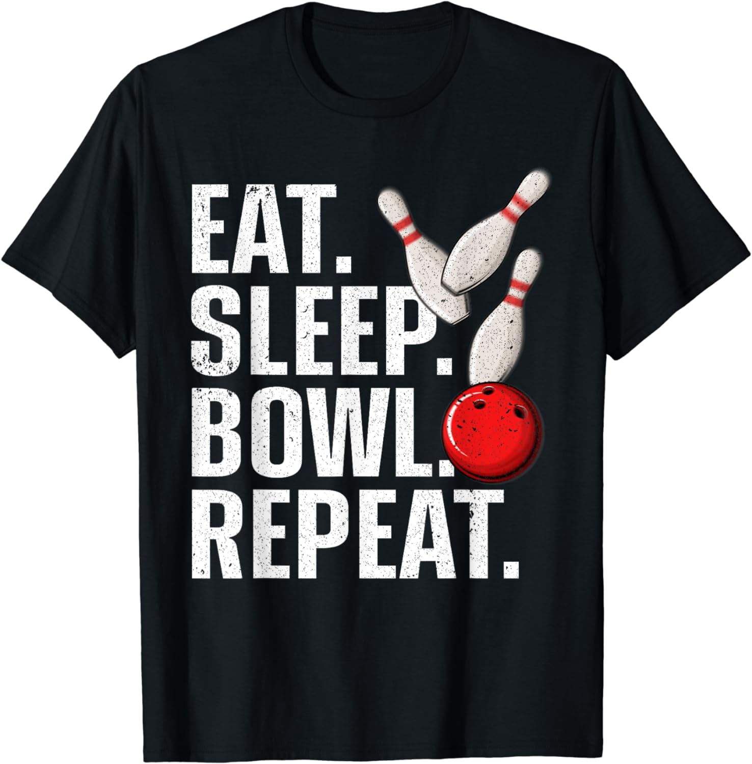 Cool Bowling For Men Women Bowling League Team Sports Bowler T-Shirt ...