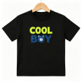 thumbnail image 1 of Cool Boy Cute Bear Face Lettering Boys Graphic Tee, Minimalist 100% Cotton Kids Short Sleeve T-Shirt 4-13Y, 1 of 5