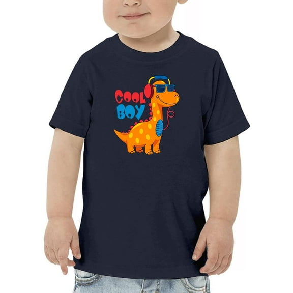 Cool Boy Dino Sunglasses T-Shirt Toddler -Image by Shutterstock,  4 Toddler