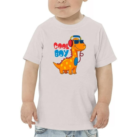 Cool Boy Dino Sunglasses T-Shirt Toddler -Image by Shutterstock,  5 Toddler