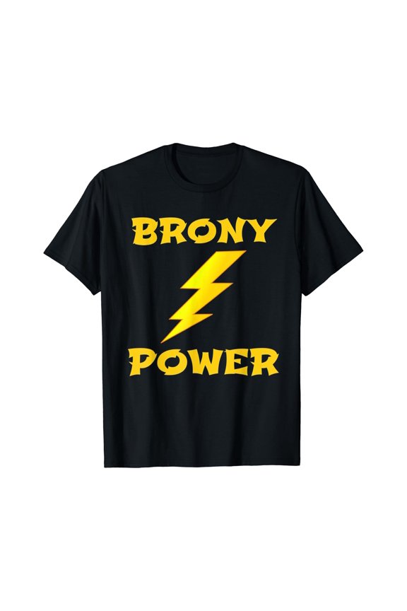 Cool Brony Power Fan Novelty Gift Men Boys Teens T-Shirt, Unisex T-Shirt
