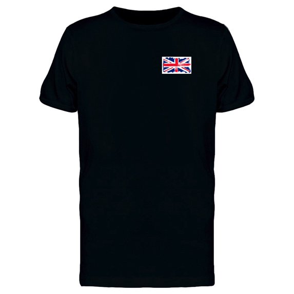 Cool Brush United Kingdom Flag T-Shirt Men -Image by Shutterstock, Male 3X-Large