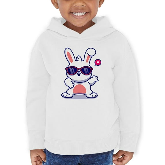 Cool Bunny W Sunglasses Hoodie Toddler -Image by Shutterstock, 2 Toddler