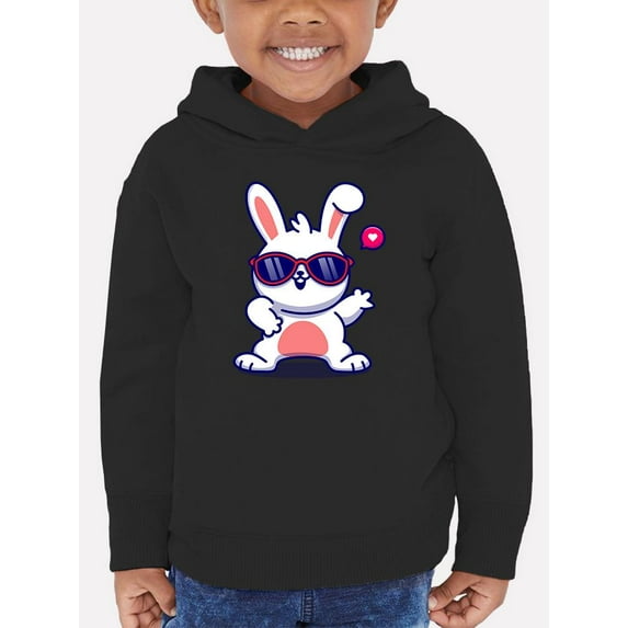 Cool Bunny W Sunglasses Hoodie Toddler -Image by Shutterstock, 5 Toddler