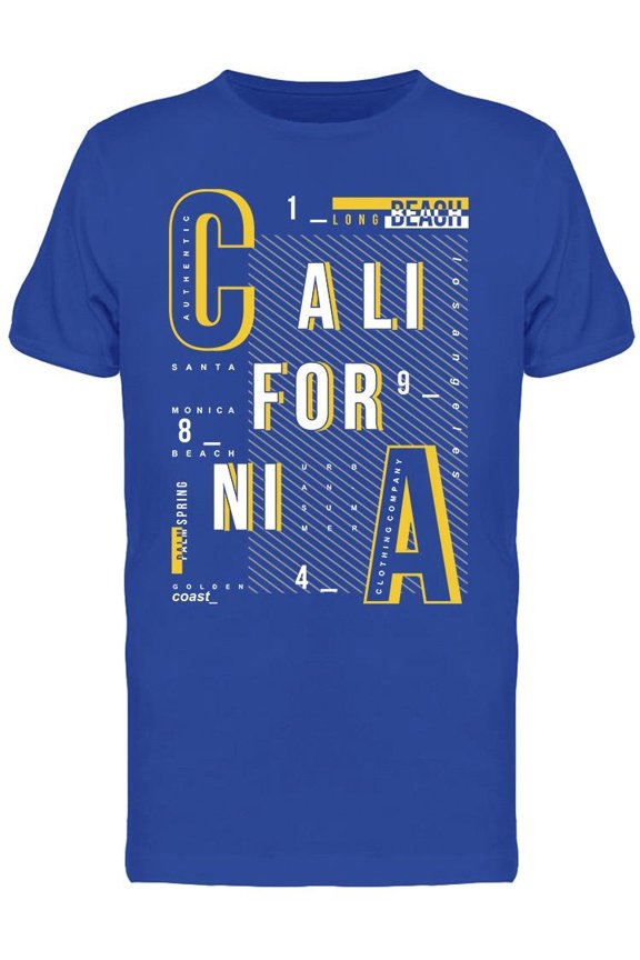Cool Cali Error Style T-Shirt Men -Image by Shutterstock, Male XX-Large