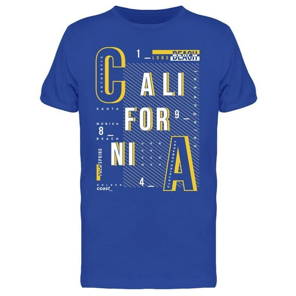 Cool Cali Error Style T-Shirt Men -Image by Shutterstock, Male x-Large
