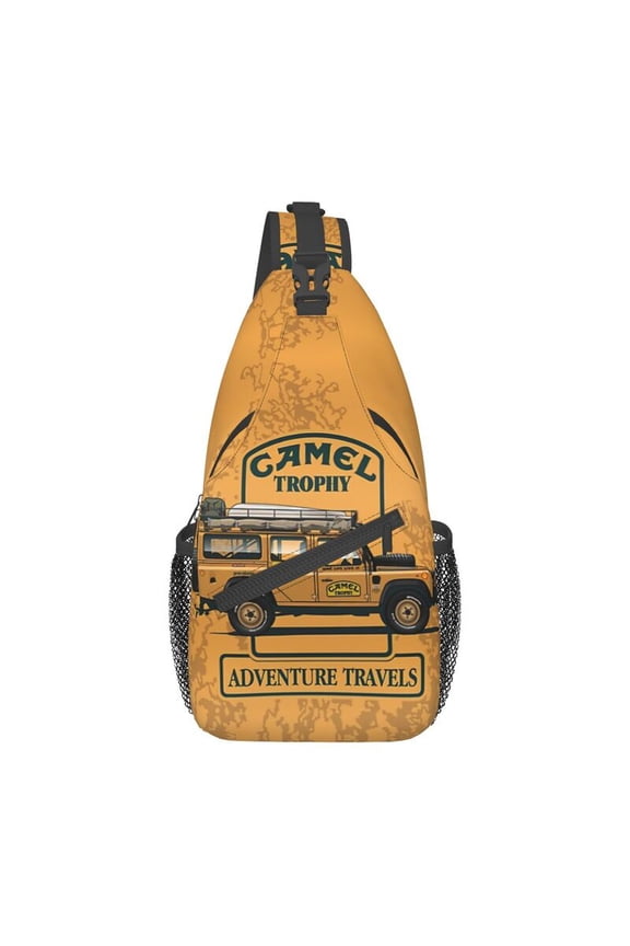 Cool Camel Trophy Crossbody Sling Backpack Men Shoulder Chest Bags for Travel Cycling