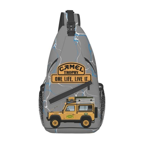 Cool Camel Trophy Crossbody Sling Backpack Men Shoulder Chest Bags for Travel Cycling