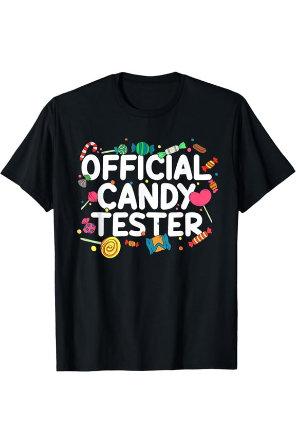 Cool Candy Art Men Women Kids Lollipop Candy Bar Halloween T-Shirt