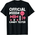 thumbnail image 1 of Cool Candy Tester Design For Men Women Kids Candy Lollipop T-Shirt, 1 of 4