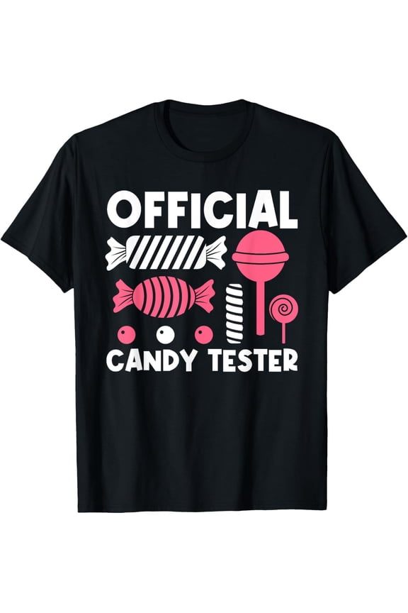 Cool Candy Tester Design For Men Women Kids Candy Lollipop T-Shirt