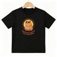 thumbnail image 1 of Cool Capybara Gold Chain Boys Graphic Tees Animal Kids T-Shirt 100% Cotton Short Sleeve Tops Ages 4-13Y, 1 of 5