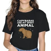 Cool Capybara Rodent Spirit Animal Zoologist T-Shirt