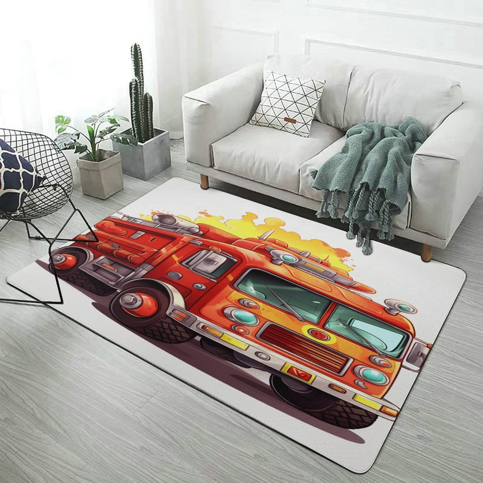 Cool Car Carpet for Living Room Luxury Home Rations Coffee Table Large ...