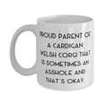 thumbnail image 1 of Cool Cardigan Welsh Cgi Dog s, Proud Parent of a Cardigan Welsh Cgi That is, Cardigan Welsh Cgi Dog 15oz Mug From Friends, 1 of 2