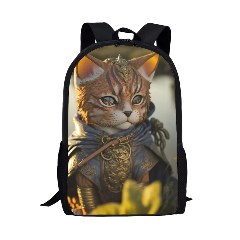 Cool Cartoon Cat Pattern 3D Printed Backpack Kids Girls Gift School Bag Daily Casual Backpacks for Teenagers Walmart