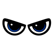 Cool Cartoon Eyes Car Decal, Peeking Eyes Vinyl Sticker for Window, Bumper, or Hood, Unique JDM Style Decoration for Cars, Trucks, SUVs, or Laptops 2Pcs