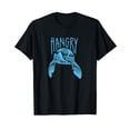 thumbnail image 1 of Cool Cartoon Mischievous Character Hangry Sketch T-Shirt for Fun Casual Wear, 1 of 5