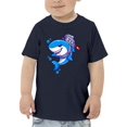 thumbnail image 1 of Cool Cartoon Shark W Jetpack T-Shirt Toddler -Image by Shutterstock,  2 Toddler, 1 of 4