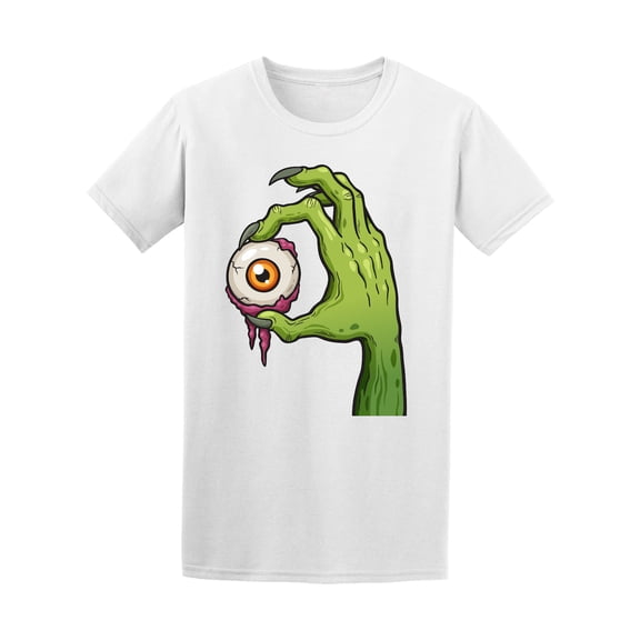 Cool Cartoon Zombie Hand With Eye T-Shirt - Image by Shutterstock, Male 3X-Large