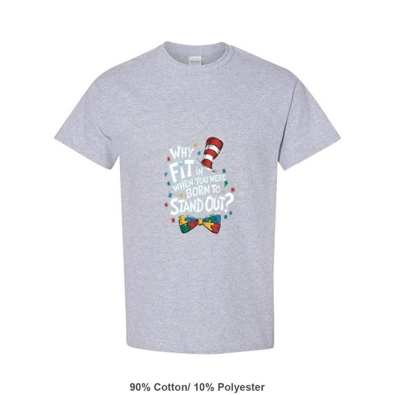 Cool Cat In Hat Graphic For A Doctor Or Teacher Support Unisex T-Shirt, for men & women, up to size 5XL