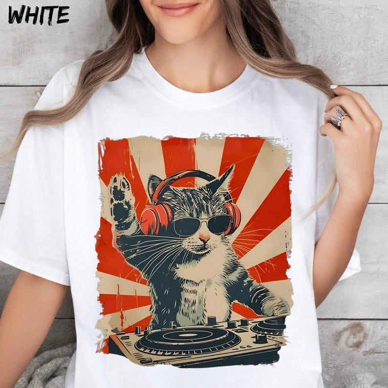 OVERSIZE BAND TEE COOL FOR CATS