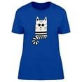 thumbnail image 1 of Cool Cat With Sunglasses Tee Women's -Image by Shutterstock, 1 of 1