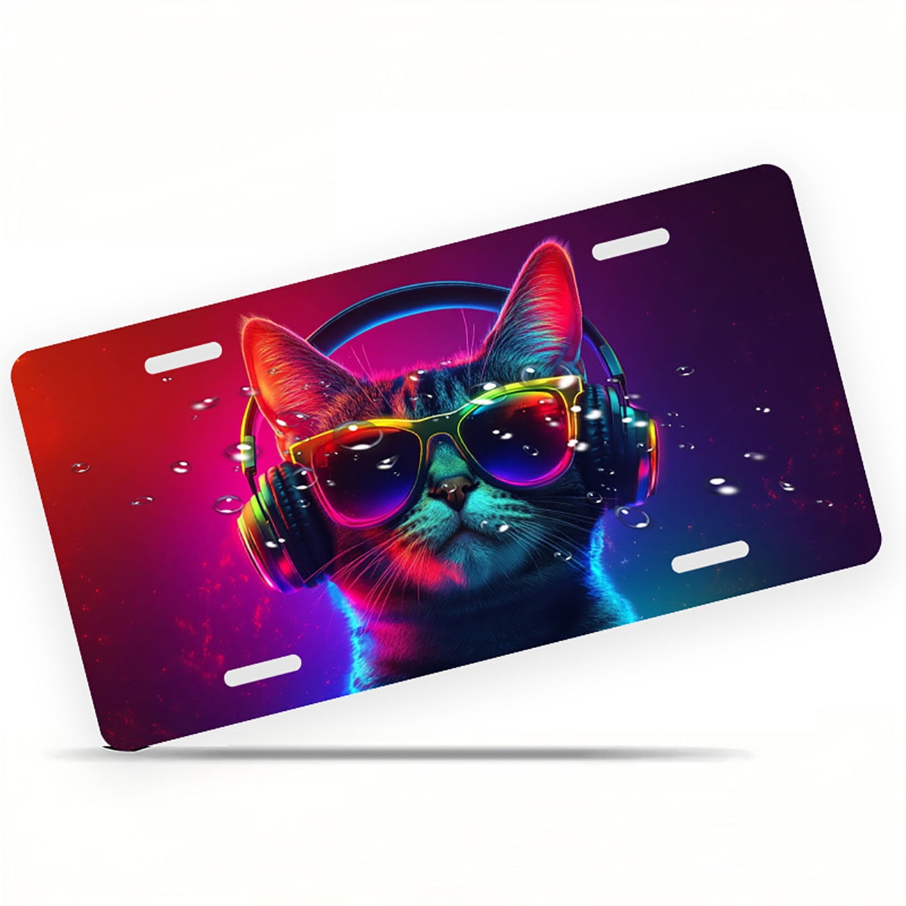 Personalized Stainless Steel License Plate Frame - Custom Text, 12" X 6", 2-Hole Mount For Cars & Trucks