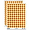 thumbnail image 1 of Cool Cat with Sunglasses 200+ Round Stickers - Orange - Matte Finish - 0.50" Size, 1 of 3