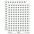 thumbnail image 1 of Cool Cat with Sunglasses 200+ Round Stickers - White - Matte Finish - 0.50" Size, 1 of 3